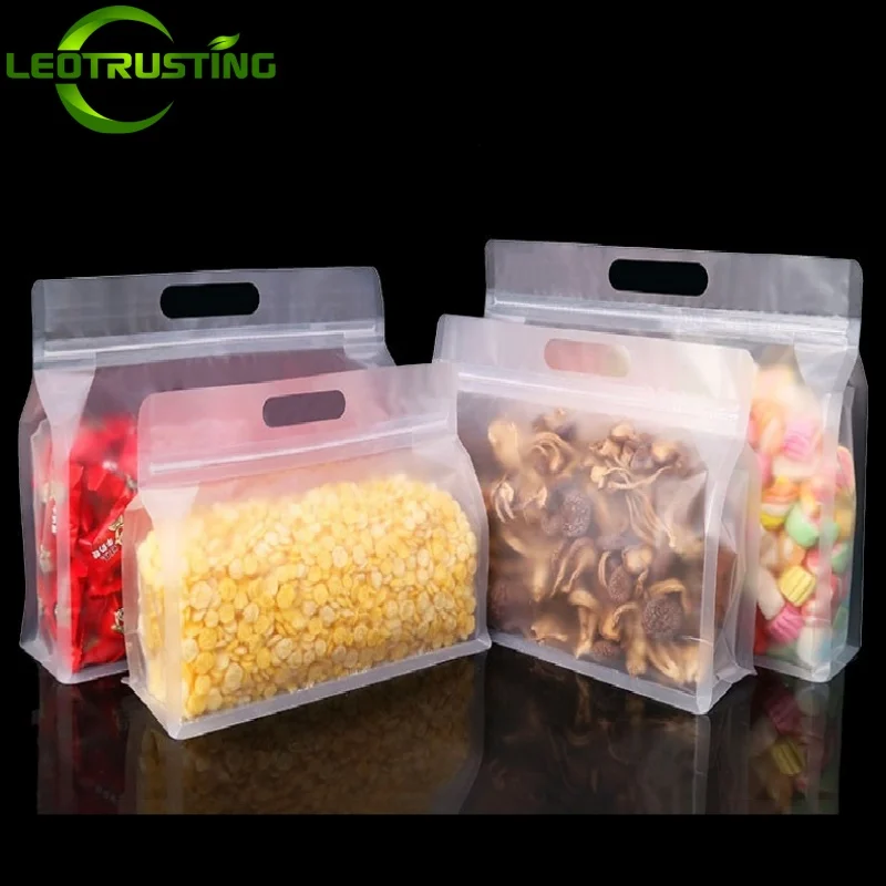 50PCS Frosted 3D Stand Up Zipl - Food Halloween Snacks ulasan dan harga