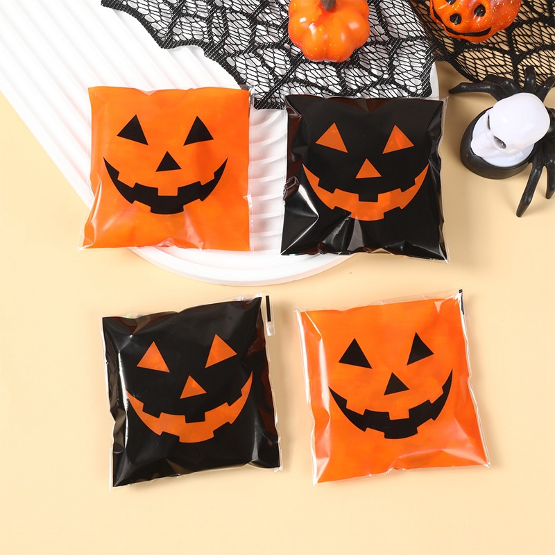 50/100pcs Halloween Black Oran - Food Halloween Snacks ulasan dan harga