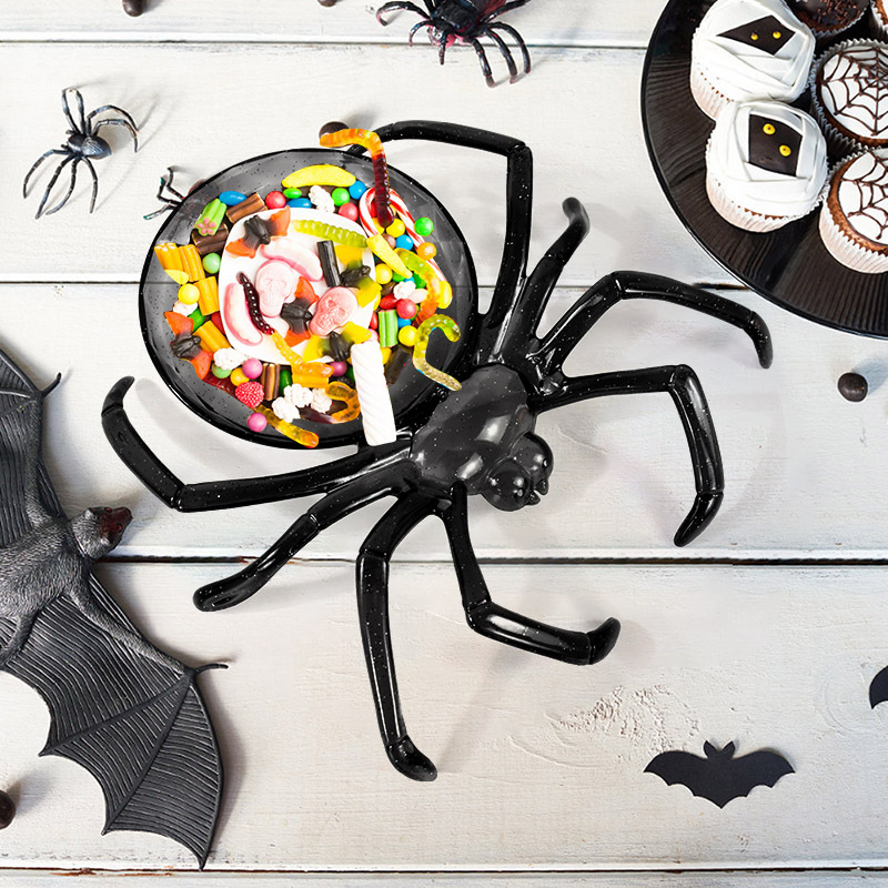 Halloween Spiders Shaped Bowl  - Food Halloween Snacks ulasan dan harga