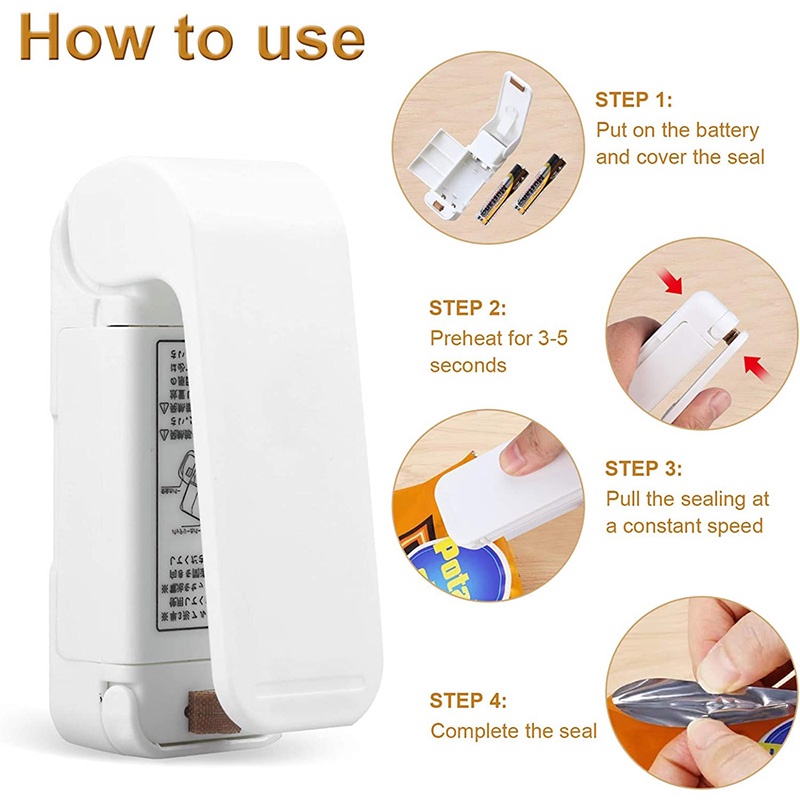 Quick Heat Bag Sealer, Portabl - Quick Food Snacks ulasan dan harga