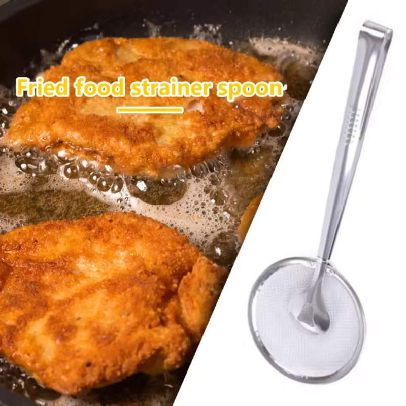 1pc Quick Oil Strainer Stainle - Quick Food Snacks ulasan dan harga