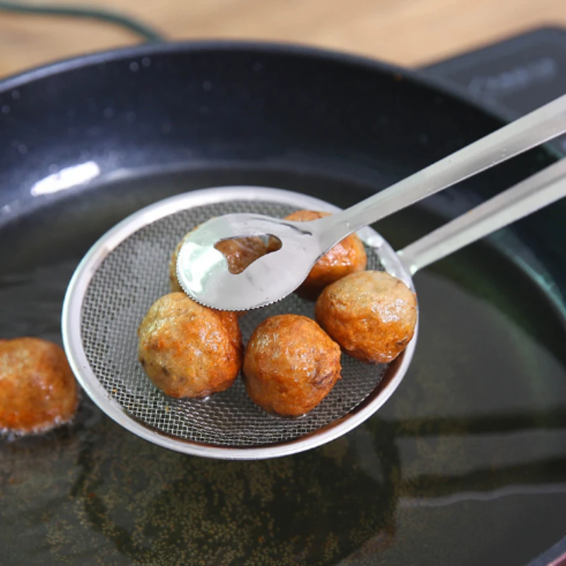 1pc Quick Oil Strainer Stainle - Quick Food Snacks ulasan dan harga