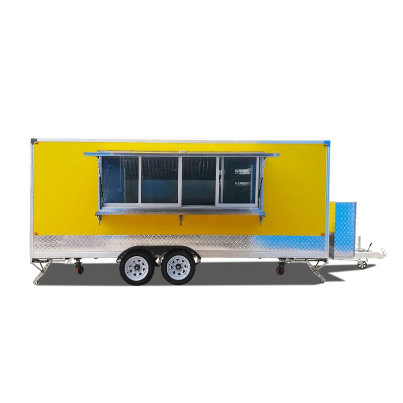 Square Type Food Trailer Custo - Food Energy Snacks ulasan dan harga