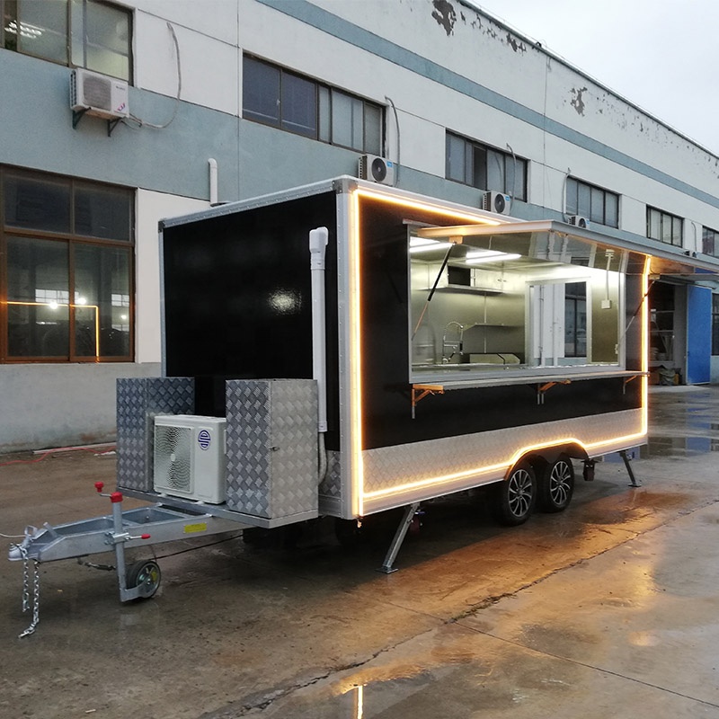 Square Type Food Trailer Custo - Food Energy Snacks ulasan dan harga