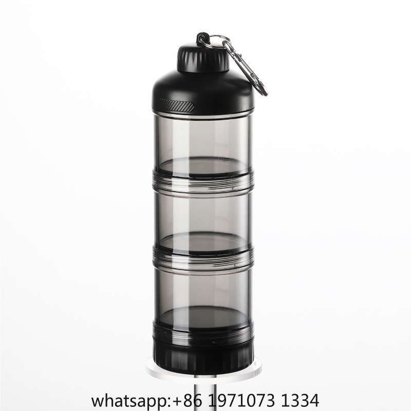Portable 3-Layer Powder Dispen - Food Protein Snacks ulasan dan harga