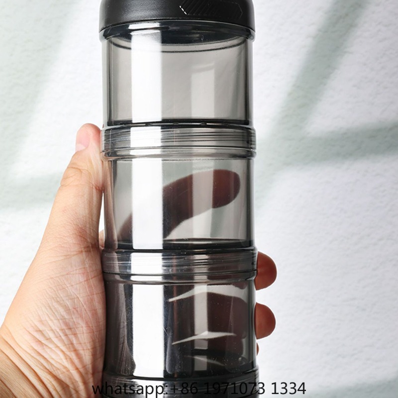 Portable 3-Layer Powder Dispen - Food Protein Snacks ulasan dan harga