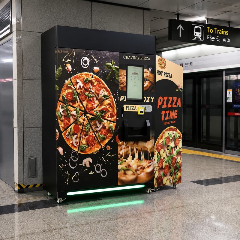 Pizza Snack Vending Kiosk Cust - Quick Food Snacks ulasan dan harga