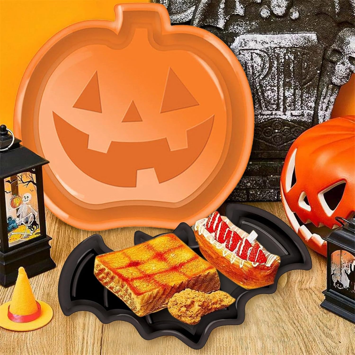 2026 Reusable Halloween Servin - Food Halloween Snacks ulasan dan harga