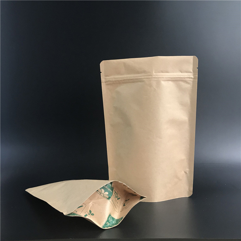 50pcs Resealable Doypack Brown - Food Energy Snacks ulasan dan harga